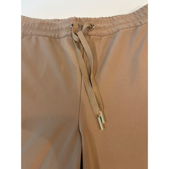 Joie Womens Tan Lightweight Elastic Waist Drawstring Pants M/M - Picture 3 of 6